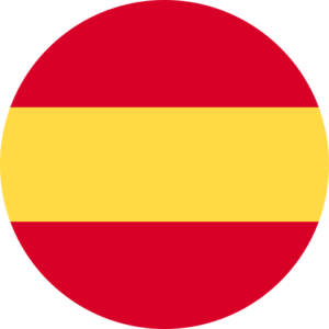 Ilustración icono Bandera de idioma español de España